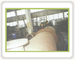 98年為錦州石化集團(tuán)公司脂肪酸項(xiàng)目中制作的不銹鋼（316L）的塔設(shè)備-生產(chǎn)設(shè)備